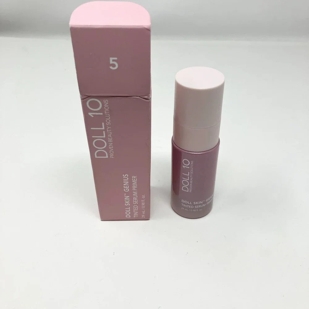 Doll 10 Skin Genius‎ Tinted Serum Primer Shade 5 Full Size 0.98 oz./29 mL New